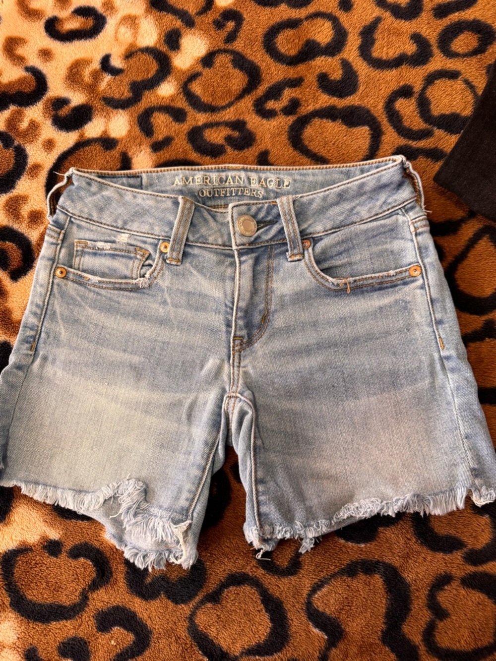 American Eagle Outfitters Light Blue Denim Shorts